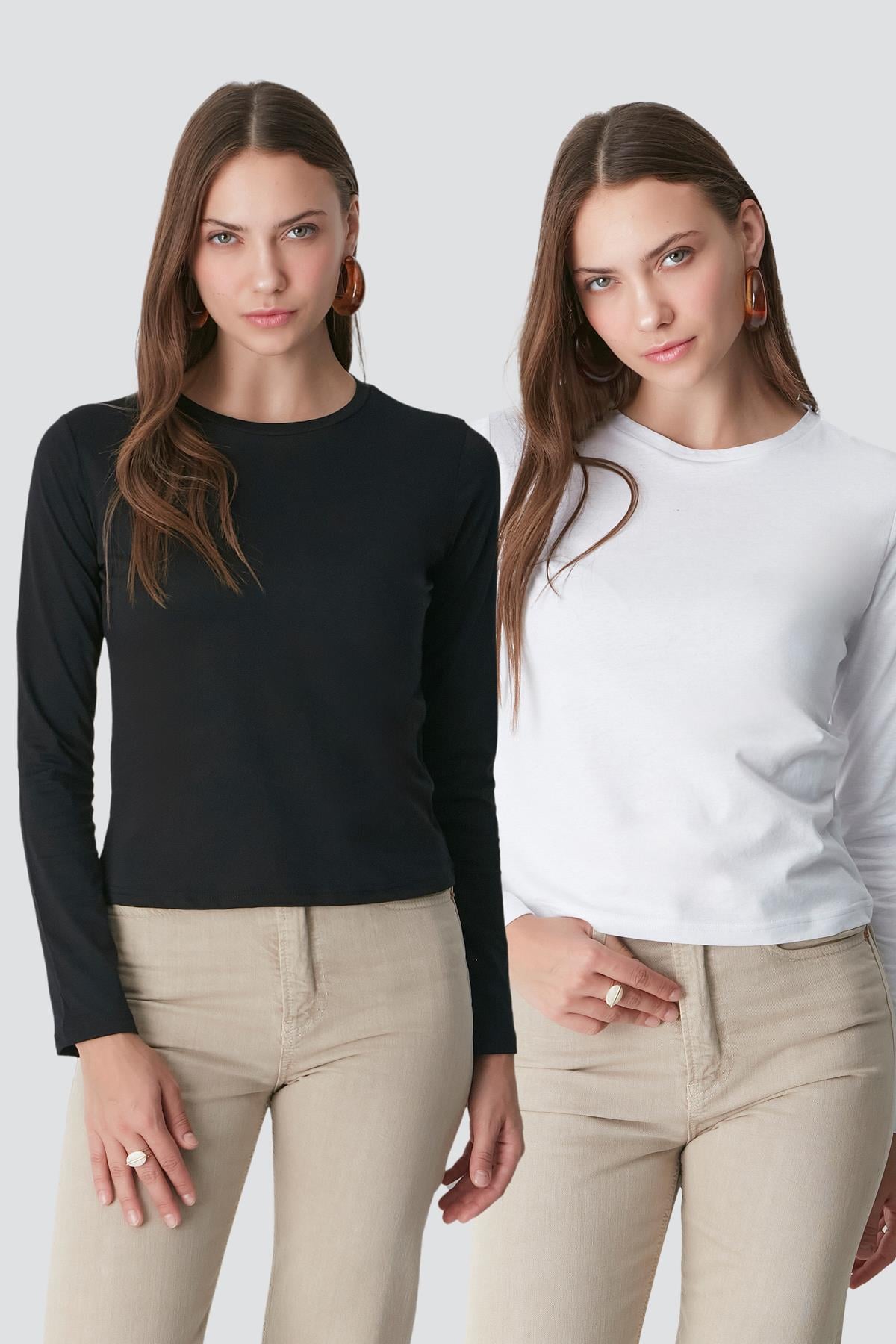 C&City Unisex Black - White Pajamas