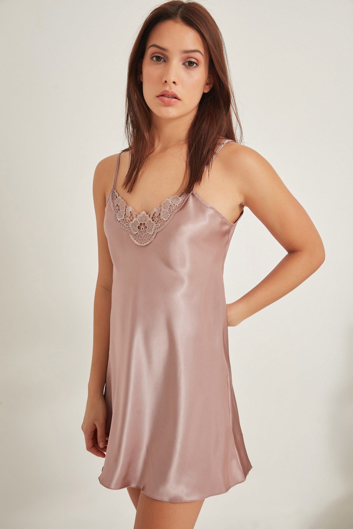 C&City Women Mink Nightdress