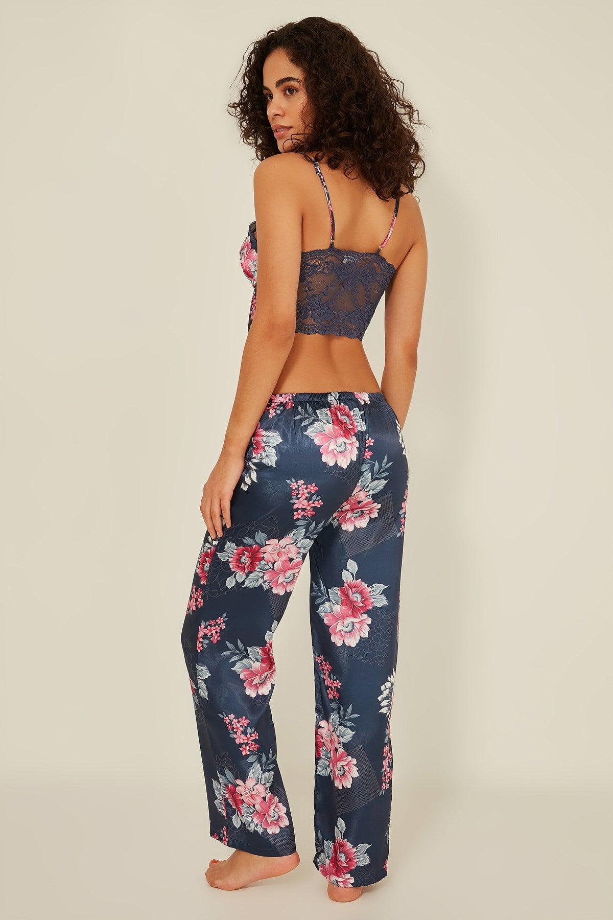 C&City Women Indigo Blue Pyjama set
