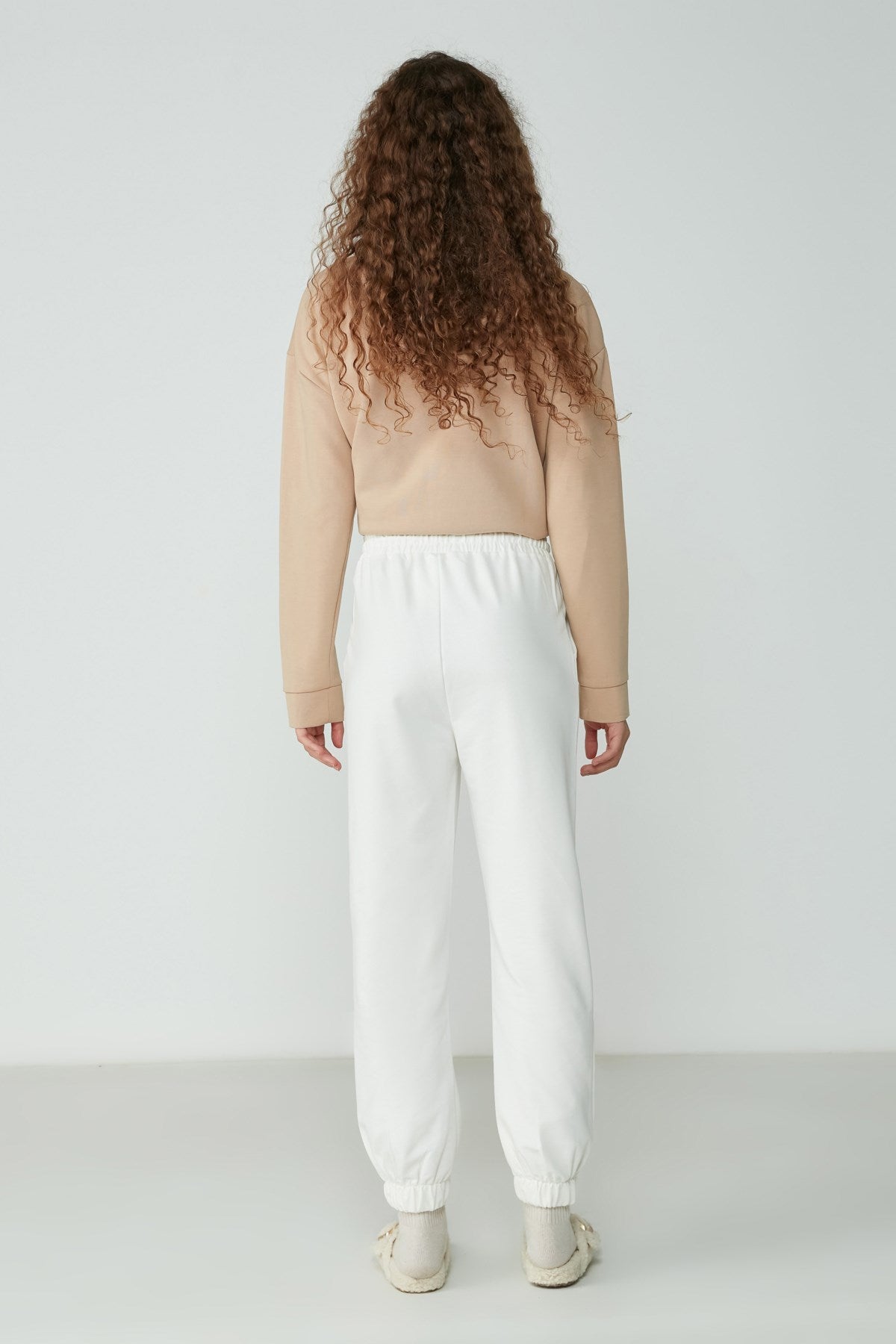 C&City Unisex Ecru Tracksuit