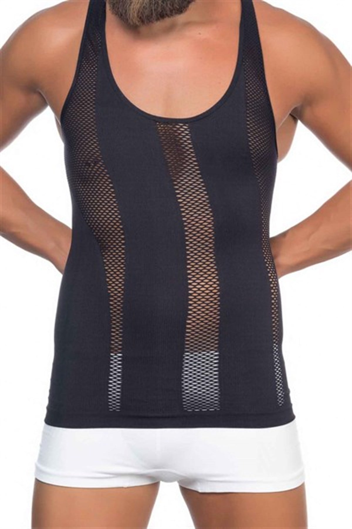C&City Men Black Camisole