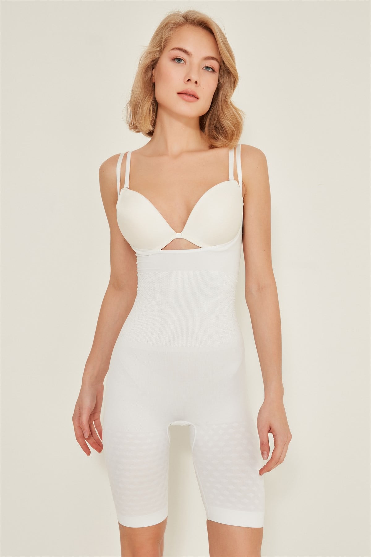 C&City Women White Bodysuit