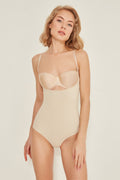 C&City Women Cream Bodysuit