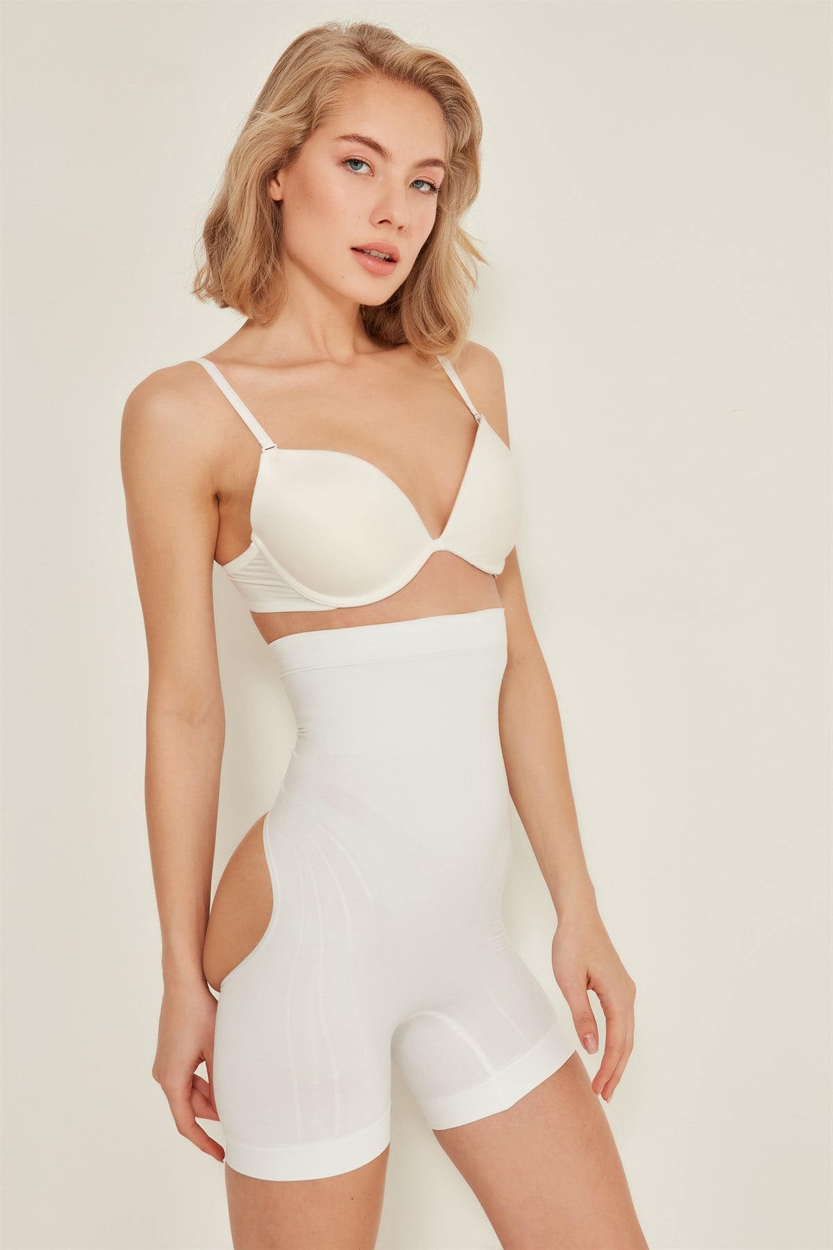 C&City Women White Shapewear