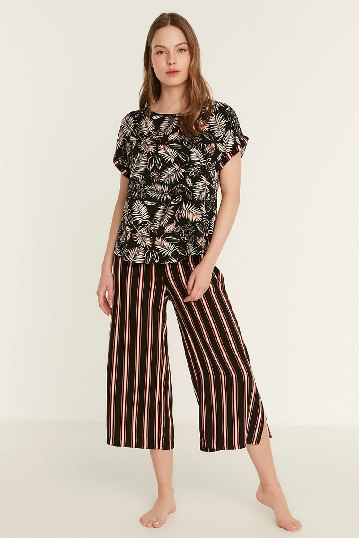 C&City Unisex Black Pyjama set