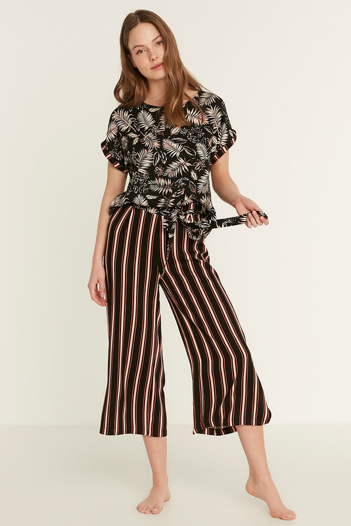 C&City Unisex Black Pyjama set