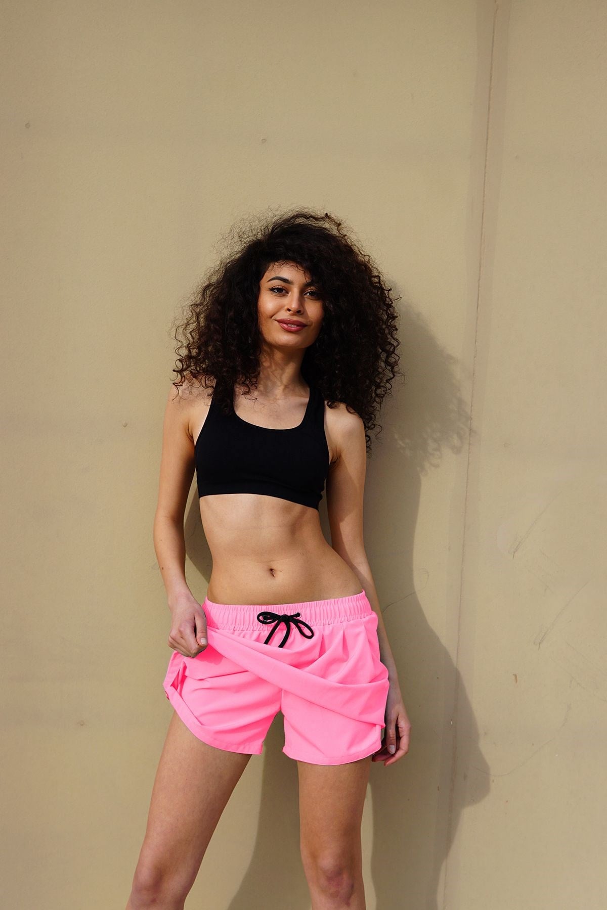 C&City Women Pink Shorts