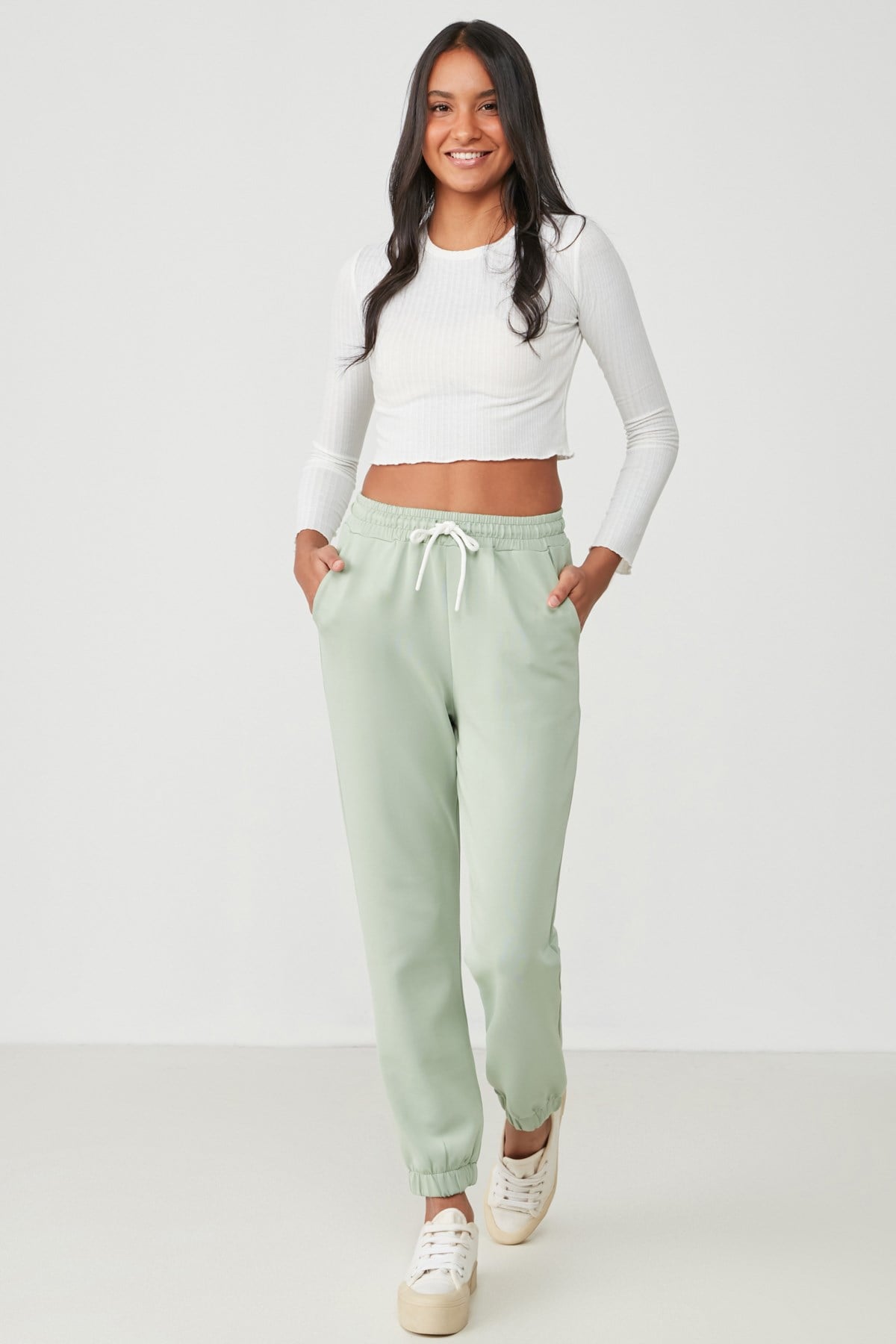 C&City Unisex Pistachio Green Tracksuit
