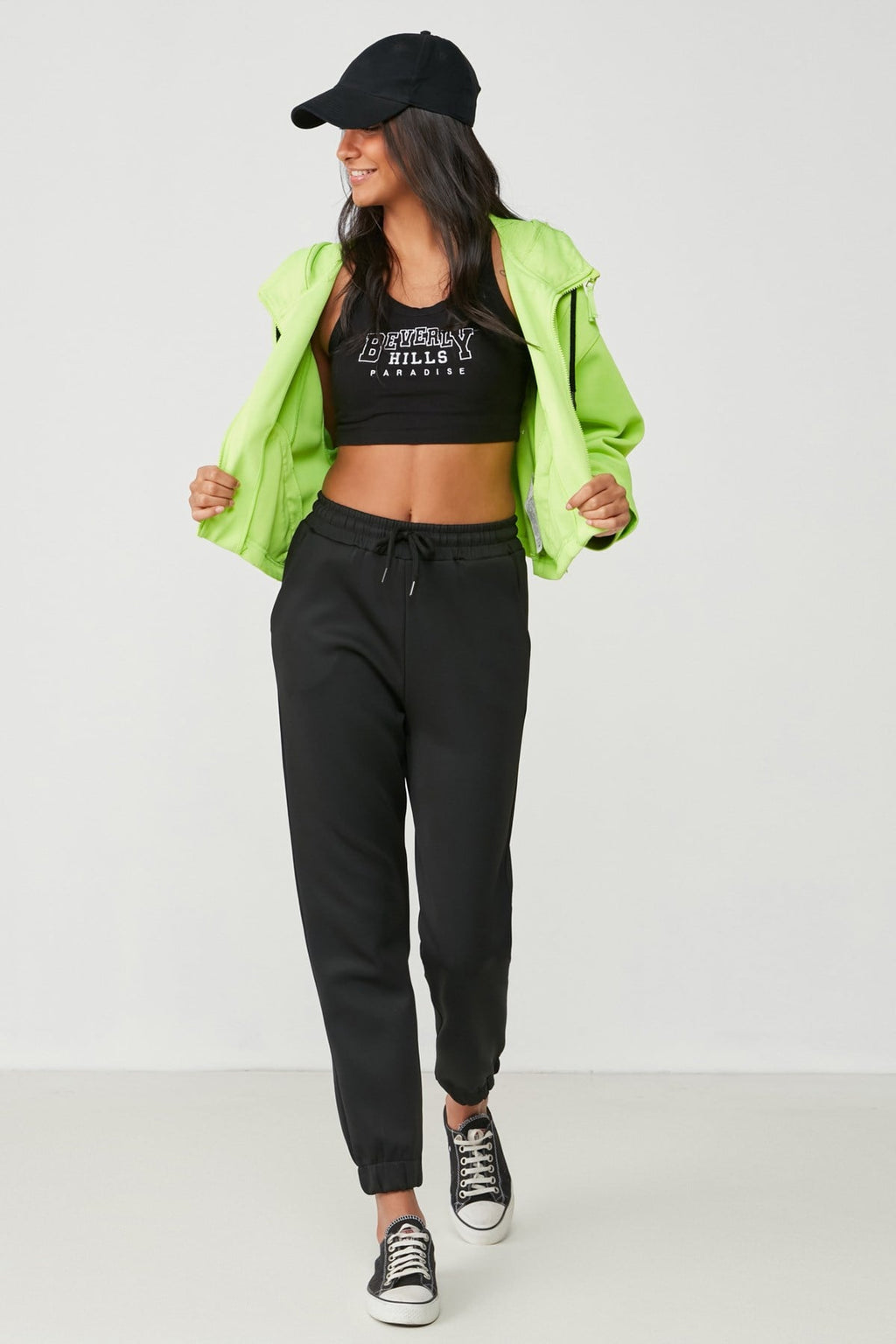 C&City Women's Black Pyjamas