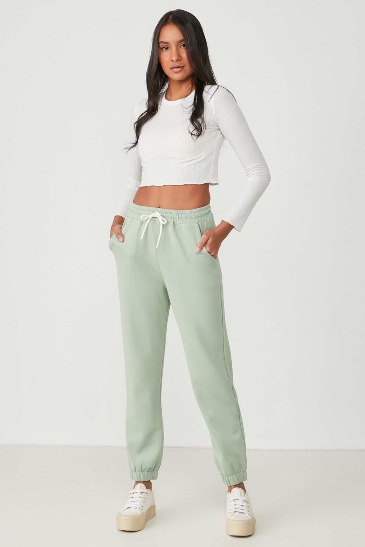 C&City Unisex Pistachio Green Tracksuit