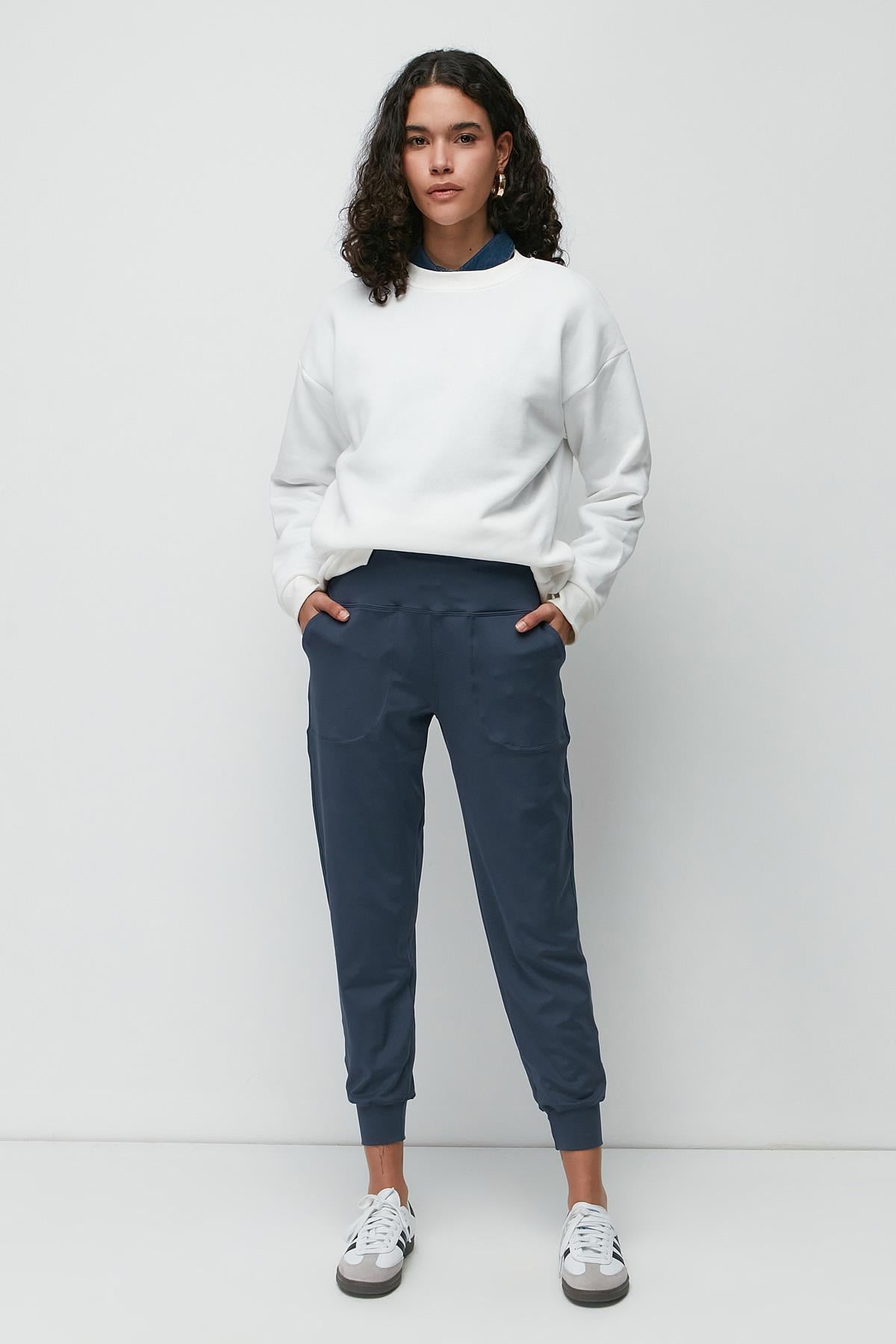 C&City Unisex Indigo Blue Tracksuit