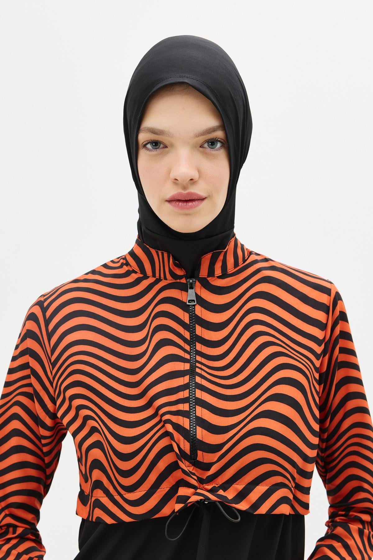C&City Unisex Tile - Black Burkinis