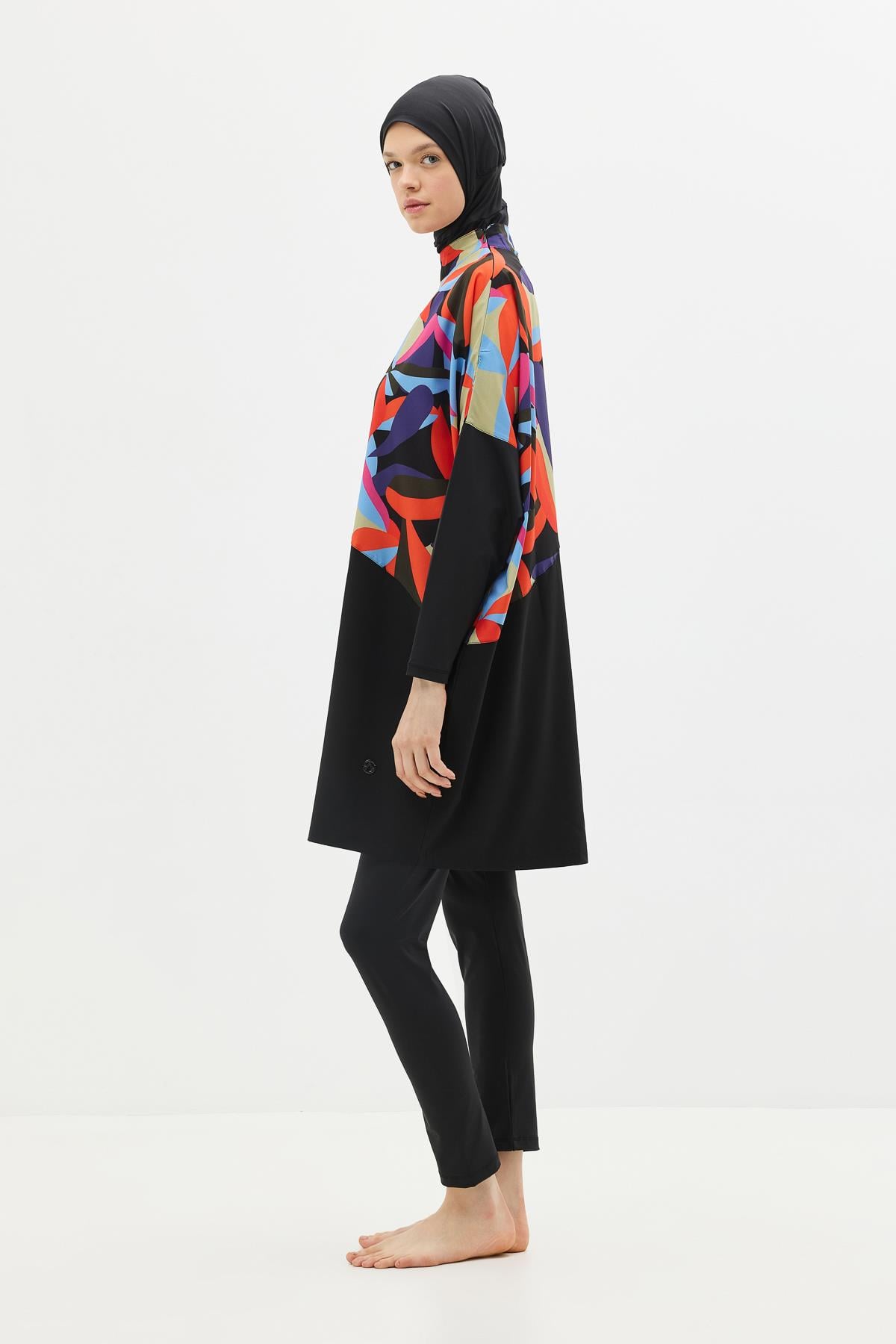 C&City Unisex Navy Blue - Black Burkinis
