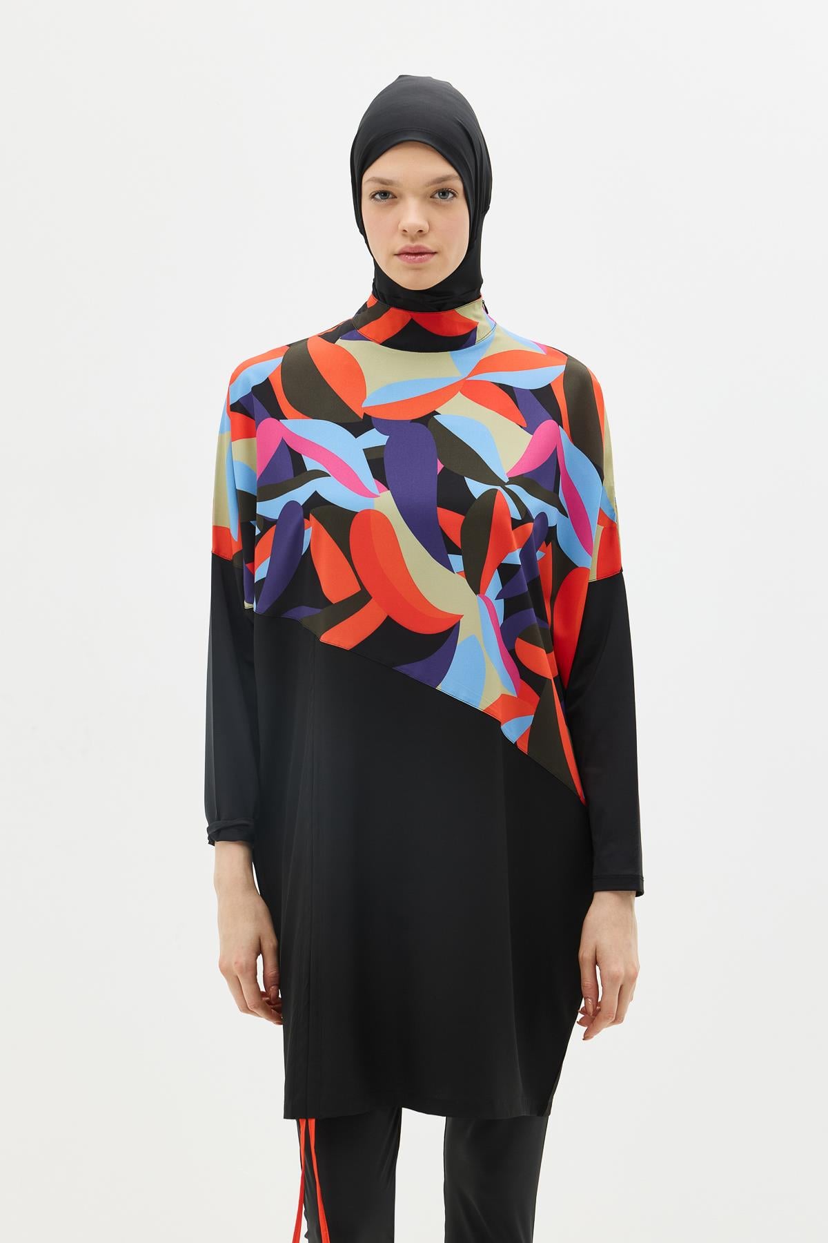 C&City Unisex Navy Blue - Black Burkinis