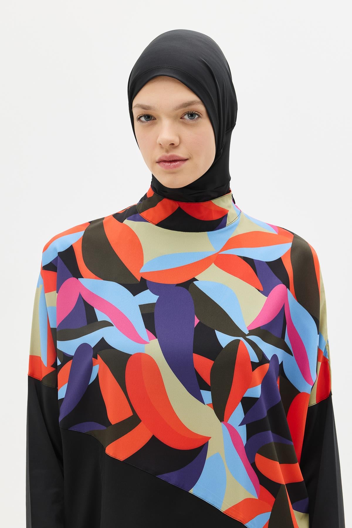 C&City Unisex Navy Blue - Black Burkinis