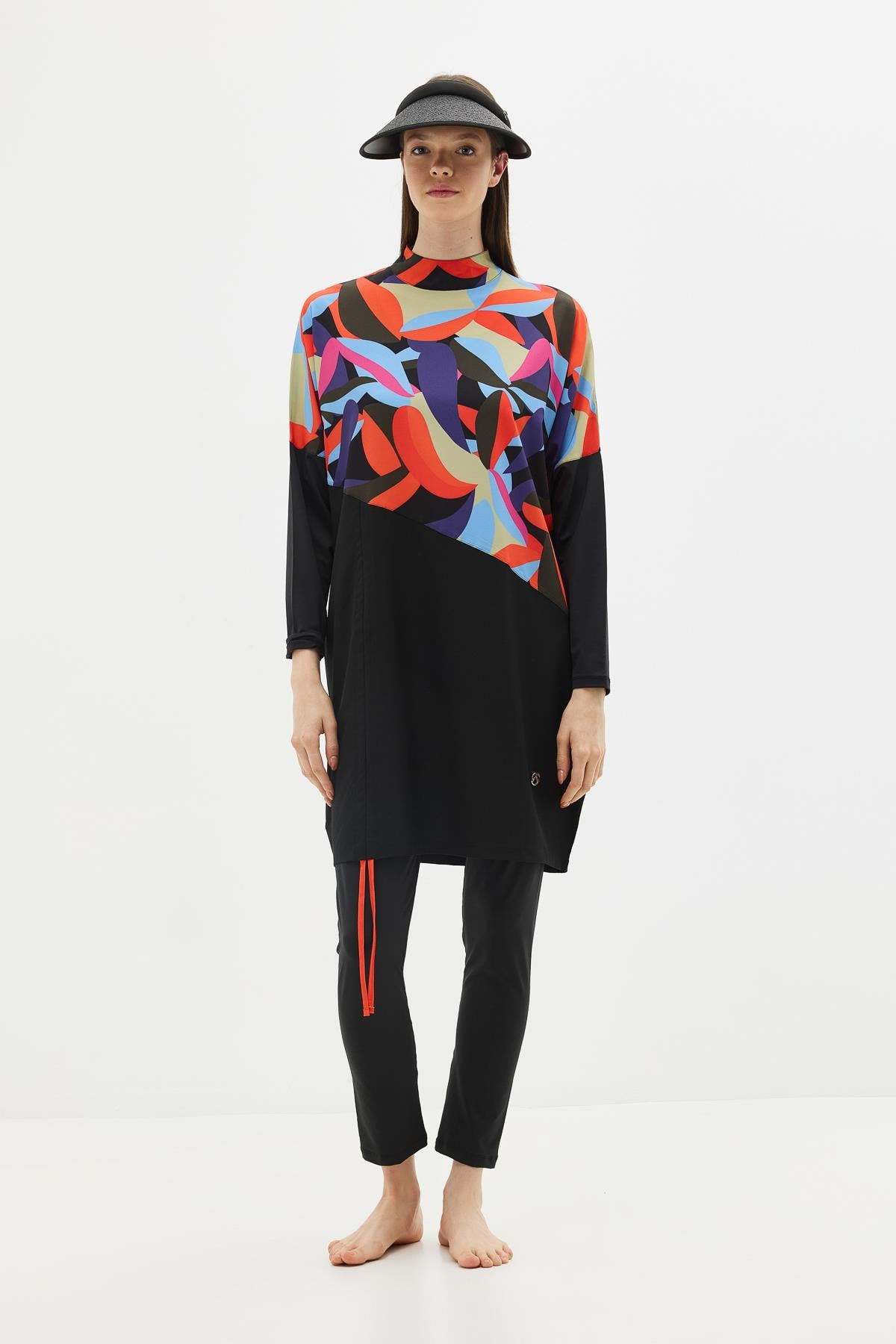 C&City Unisex Navy Blue - Black Burkinis