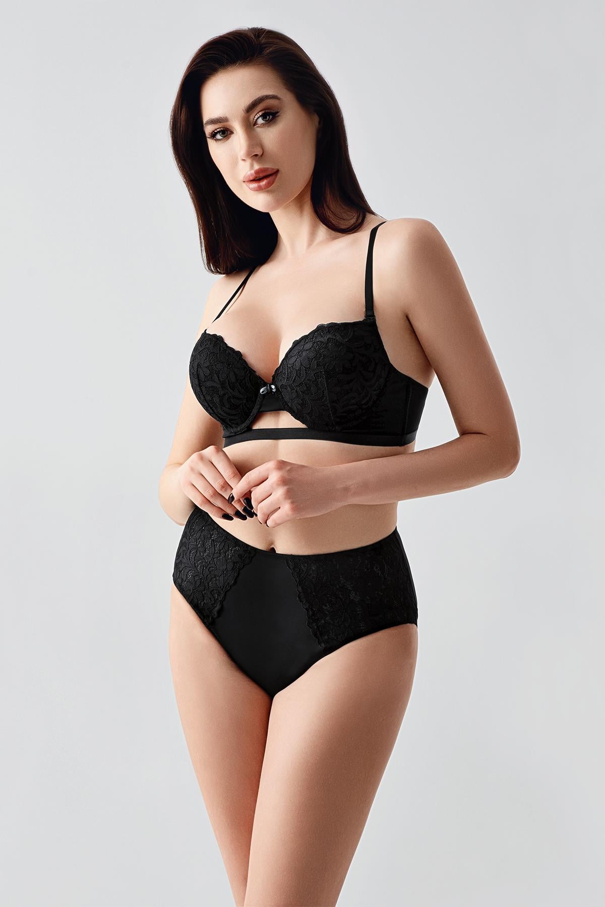 C&City Women Black Bra