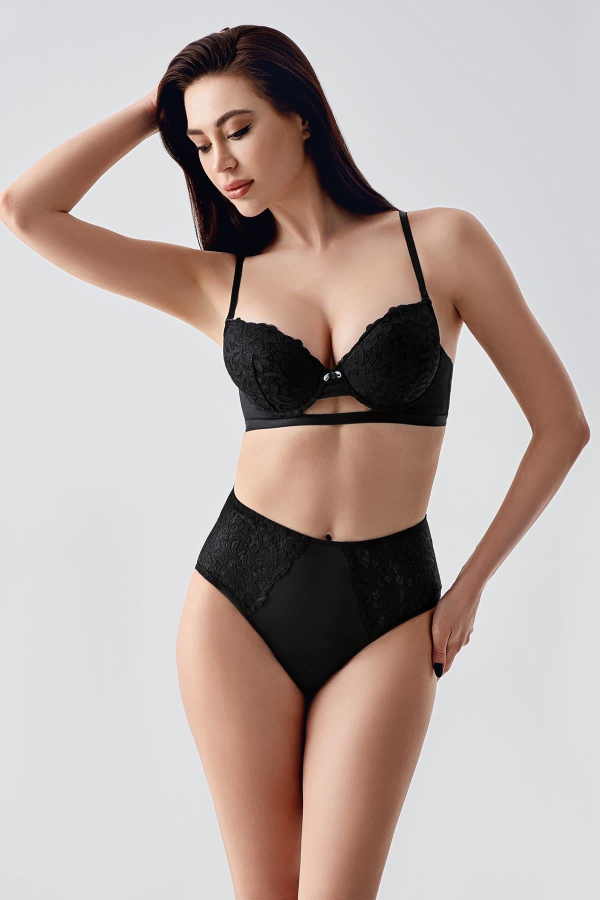 C&City Women Black Bra