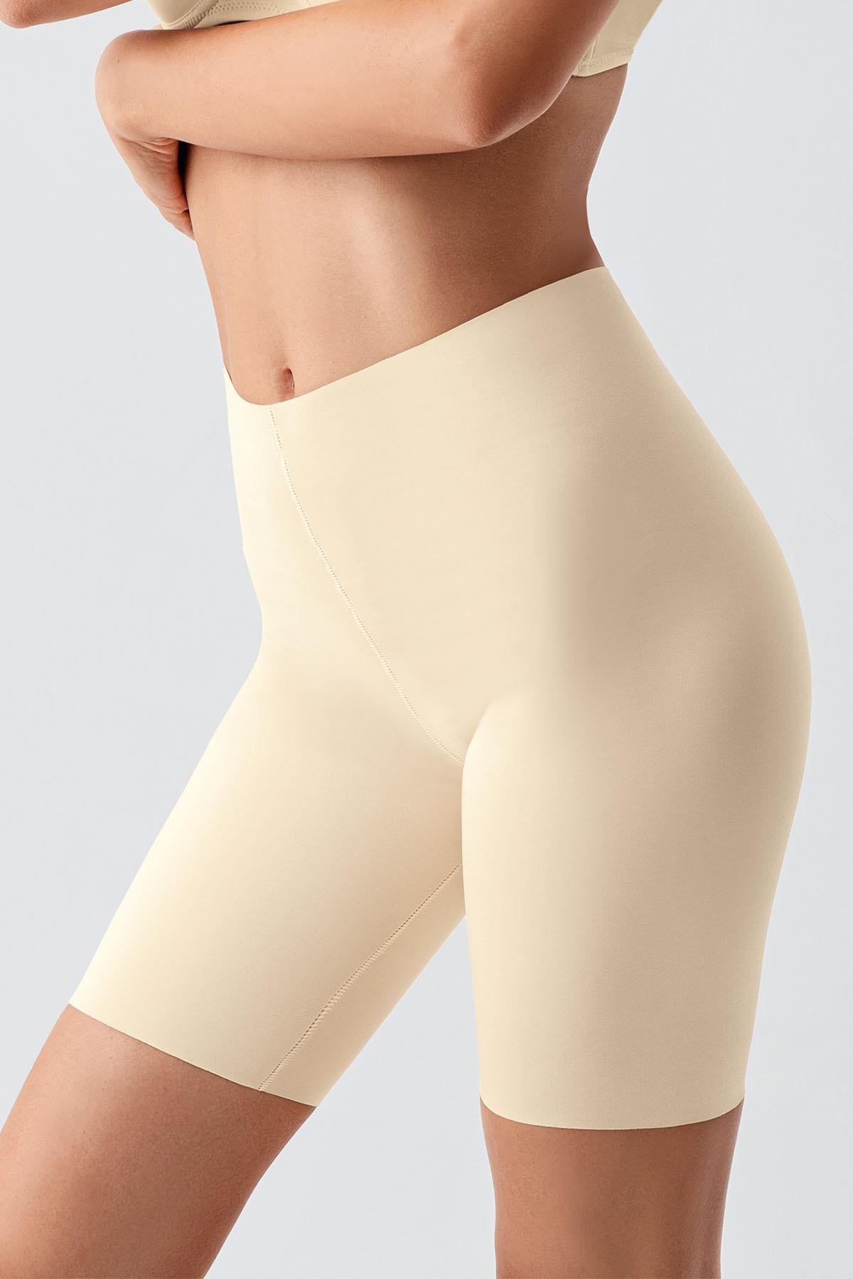 C&City Women Cream Shorts