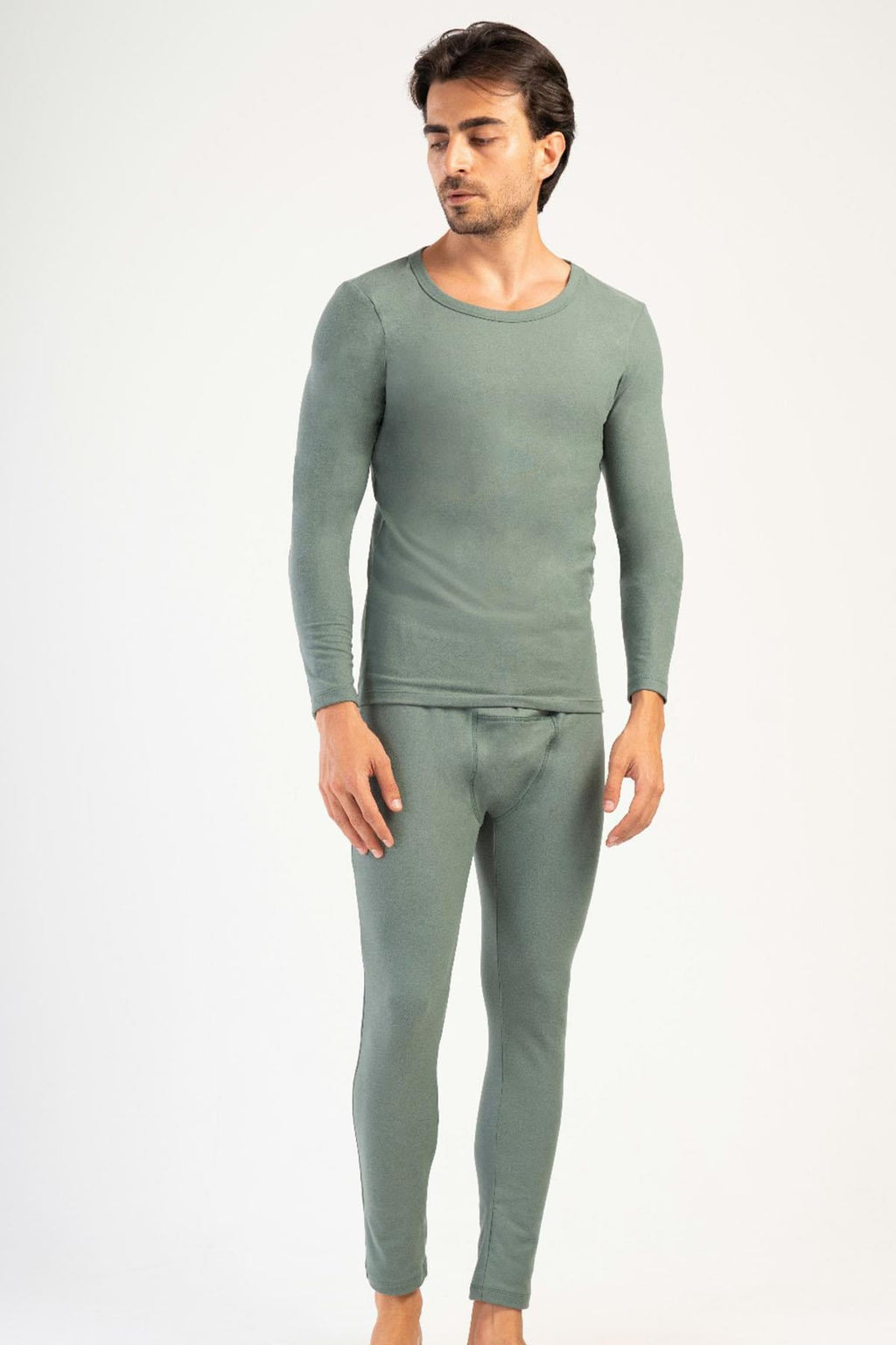 C&City Men Khaki Green Clothing