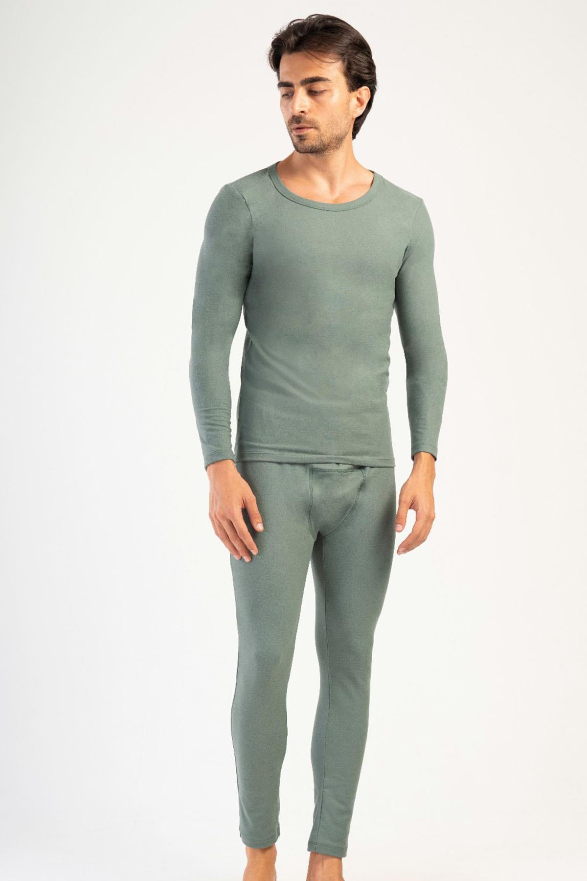 C&City Men Khaki Green Clothing