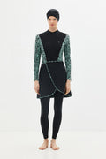 C&City Unisex Green - Black Leggings