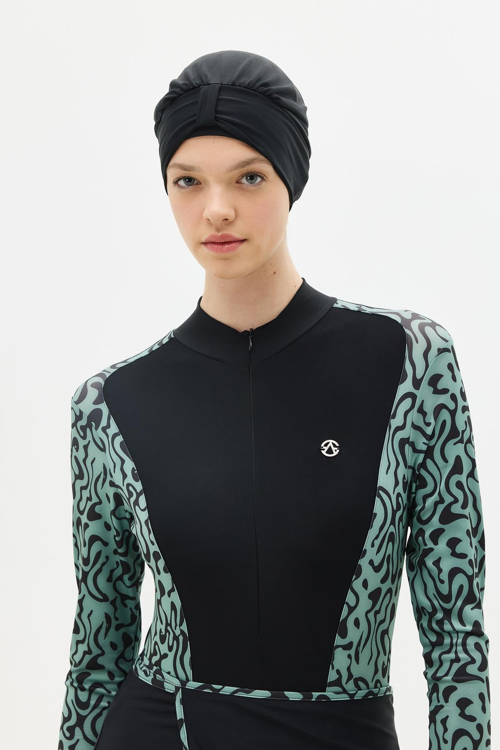 C&City Unisex Green - Black Leggings