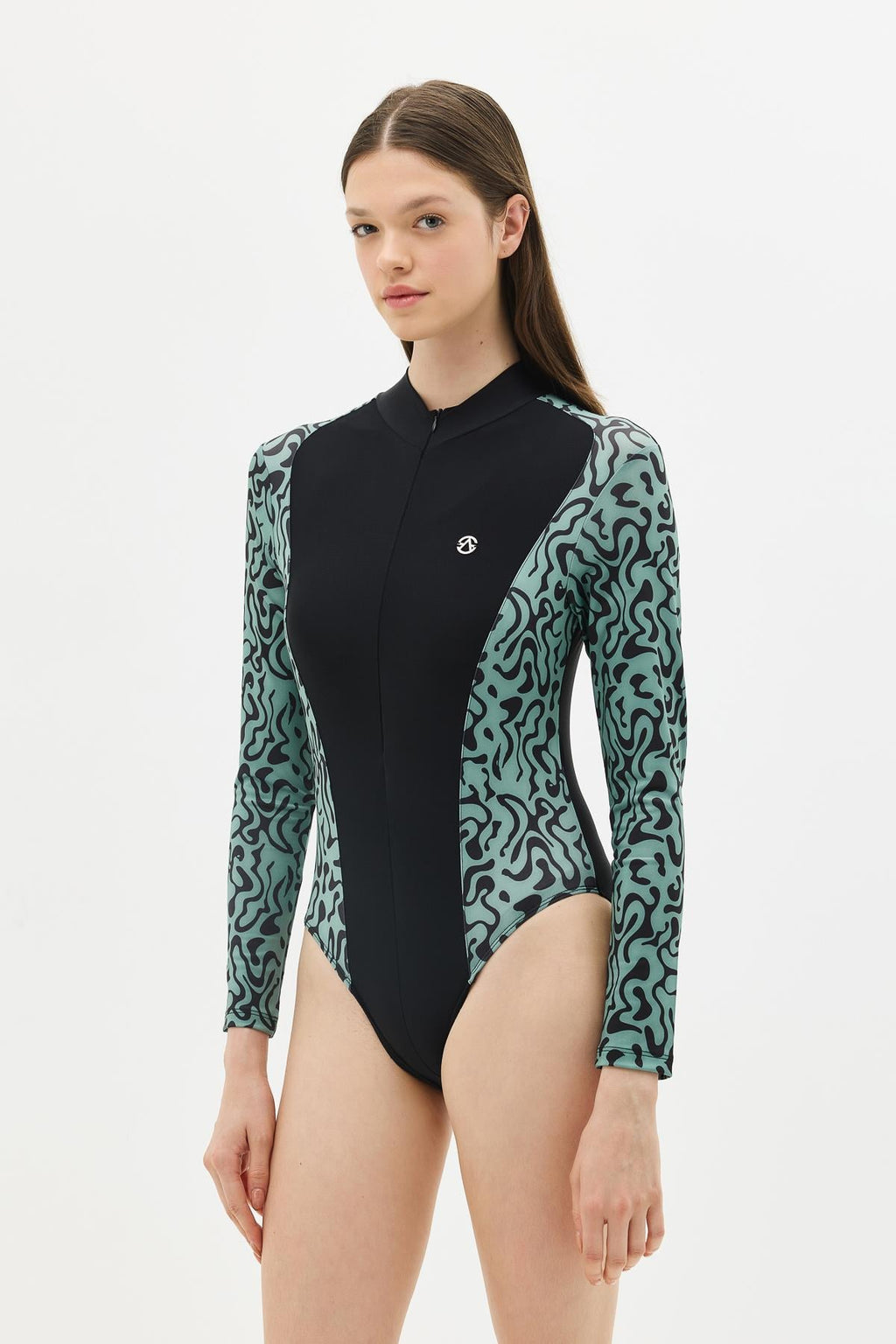 C&City Unisex Green - Black Leggings