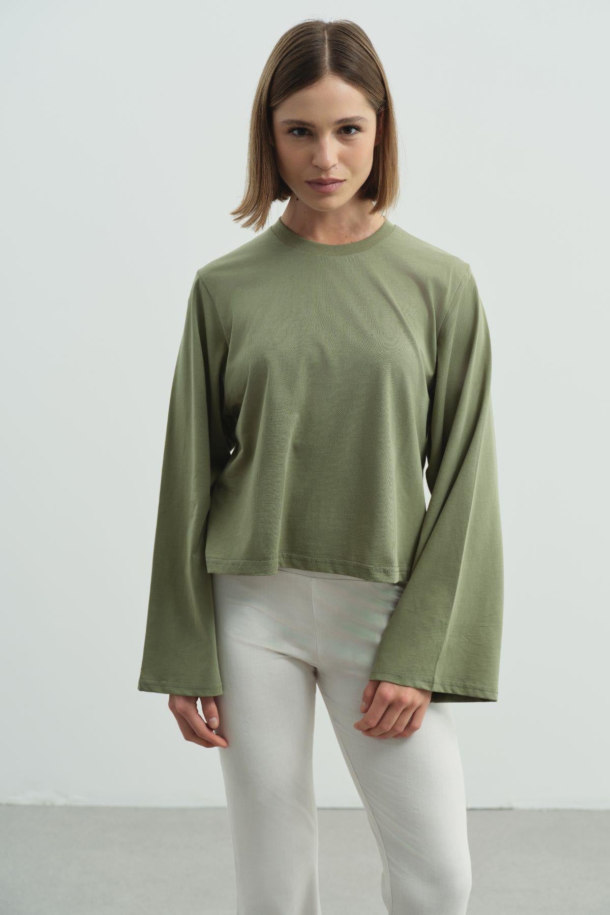 C&City Unisex Khaki Green - Smoke Grey Pajamas