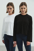 C&City Unisex Black - White Pajamas