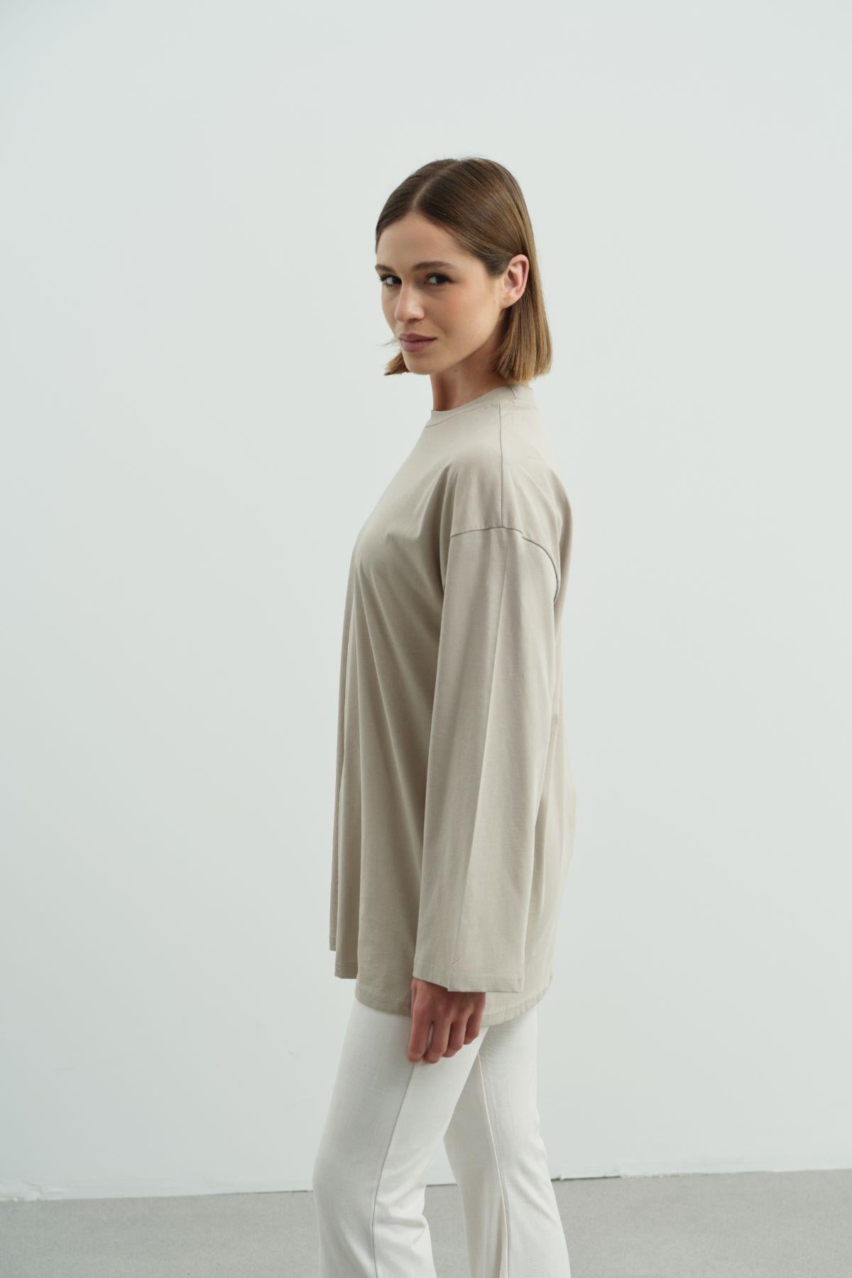 C&City Unisex Grey - Beige Pajamas