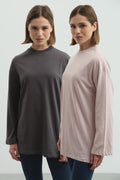 C&City Unisex Lilac - Smoke Grey Pajamas
