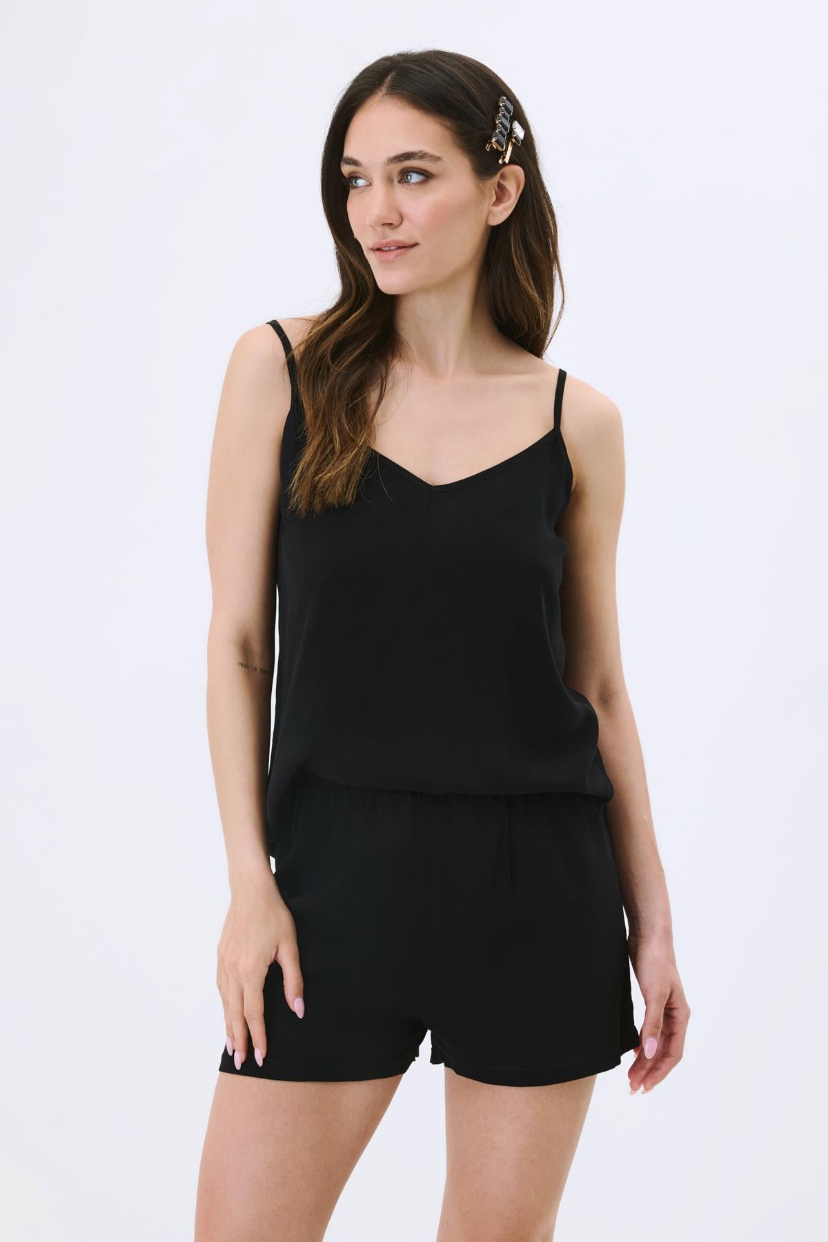C&City Unisex Black Pyjama set