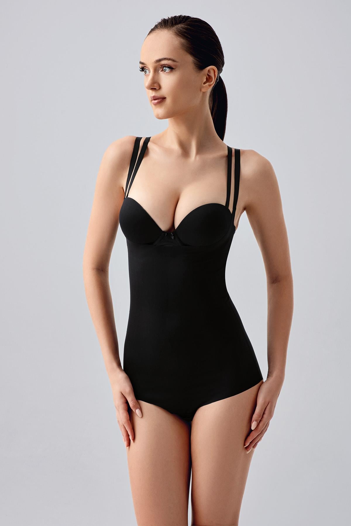 C&City Women Black Shapewear