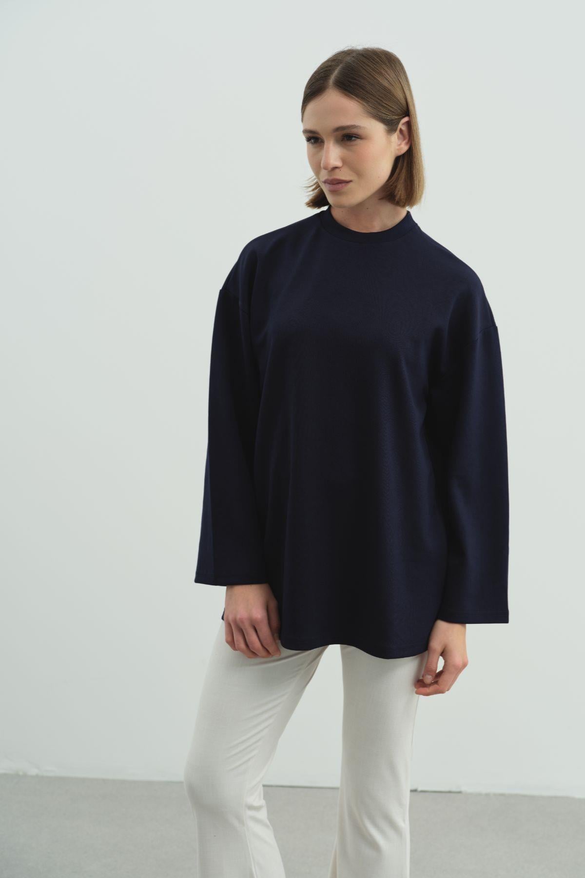 C&City Unisex Navy Blue T shirt