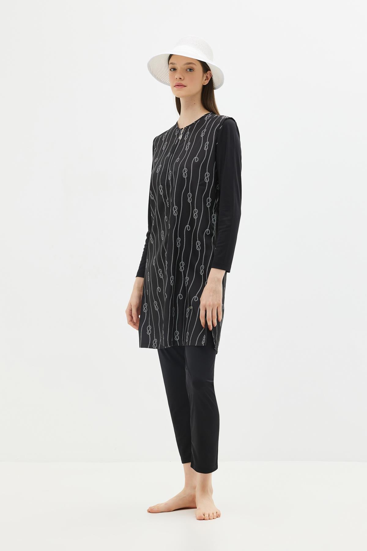 C&City Unisex Black Burkinis