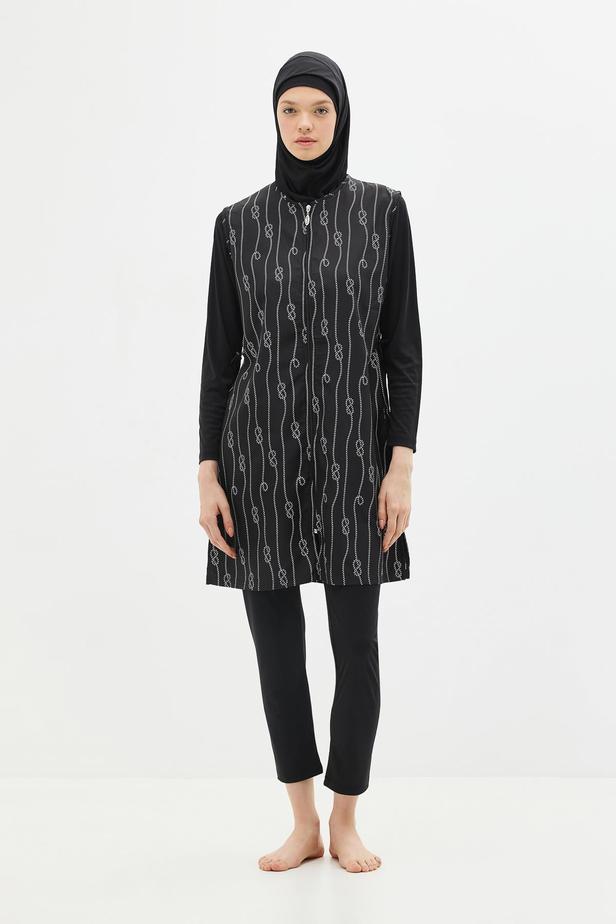 C&City Unisex Black Burkinis