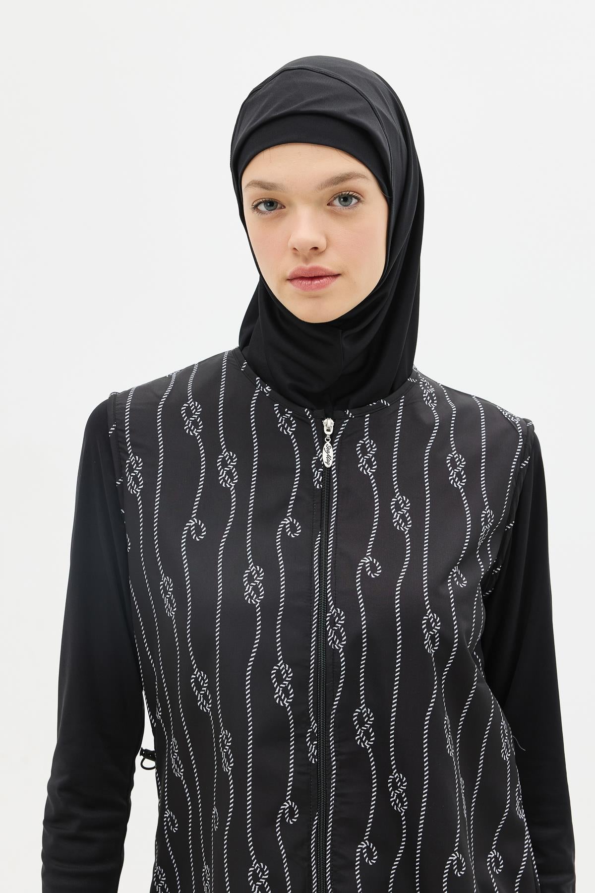 C&City Unisex Black Burkinis