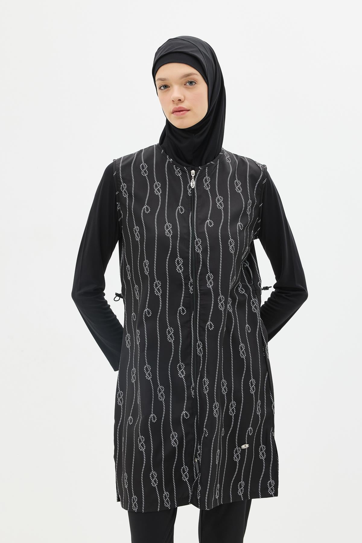 C&City Unisex Black Burkinis