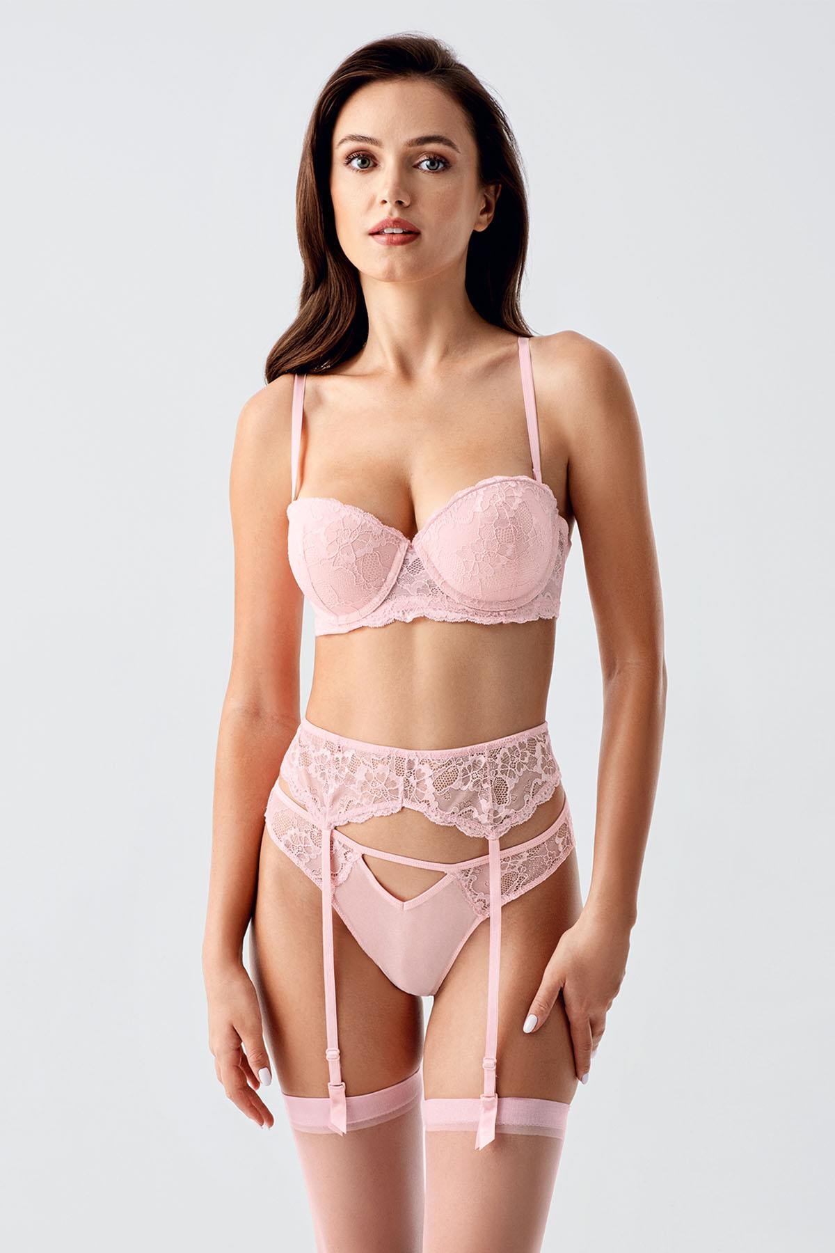 C&City Women Powder Pink Bra