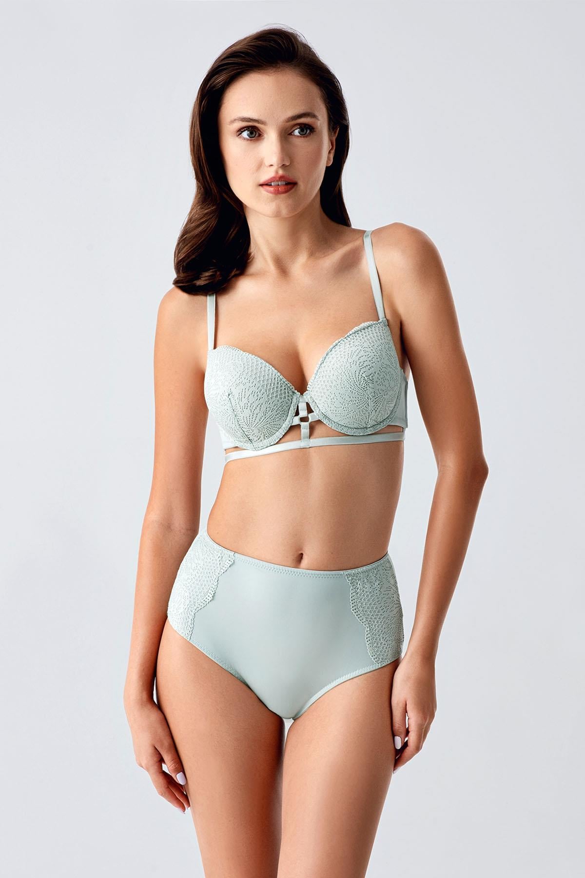 C&City Women Light Green Bra