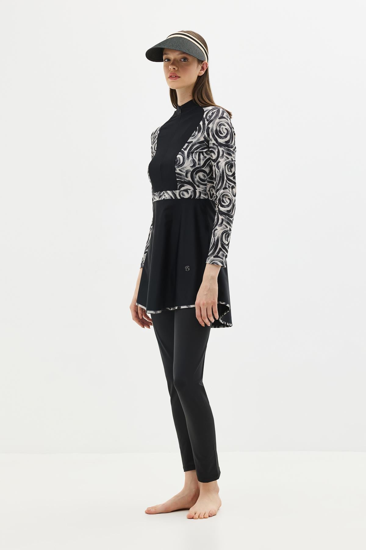 C&City Unisex Black Burkinis