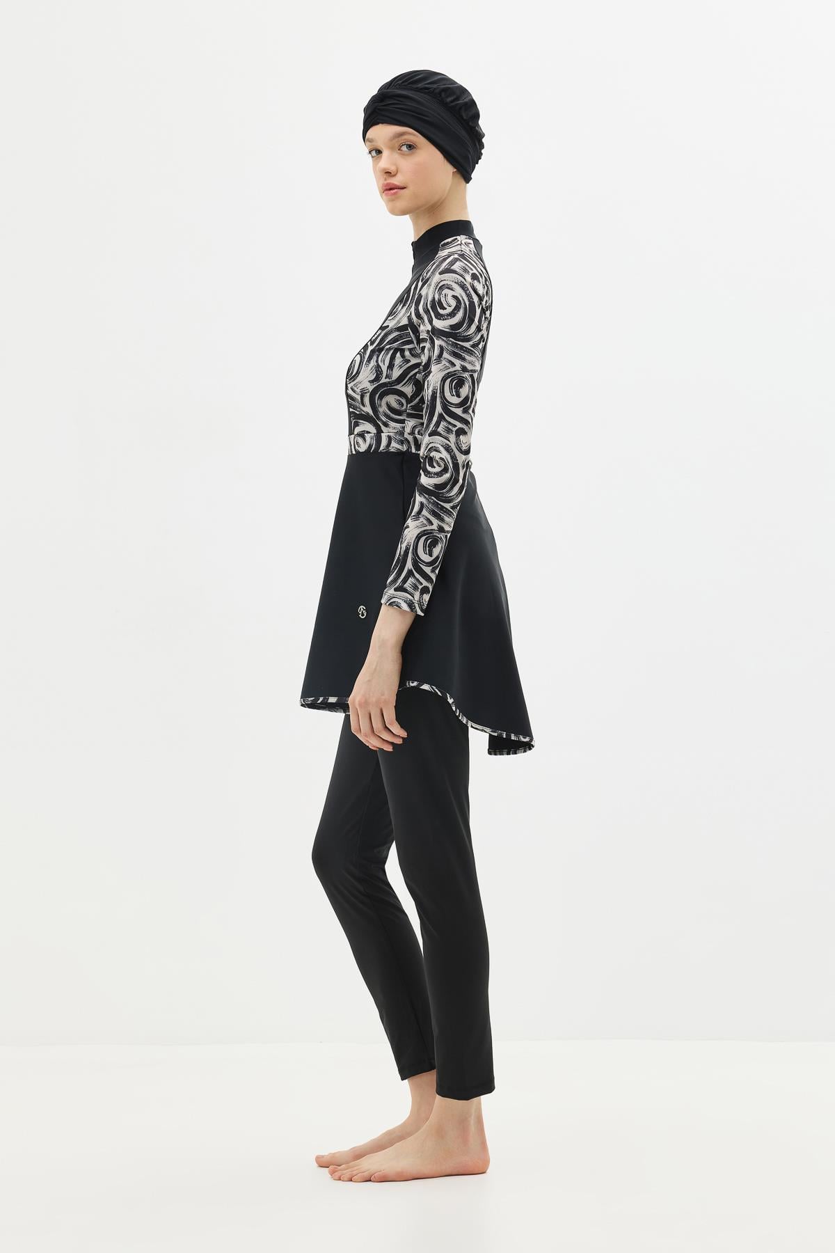 C&City Unisex Black Burkinis