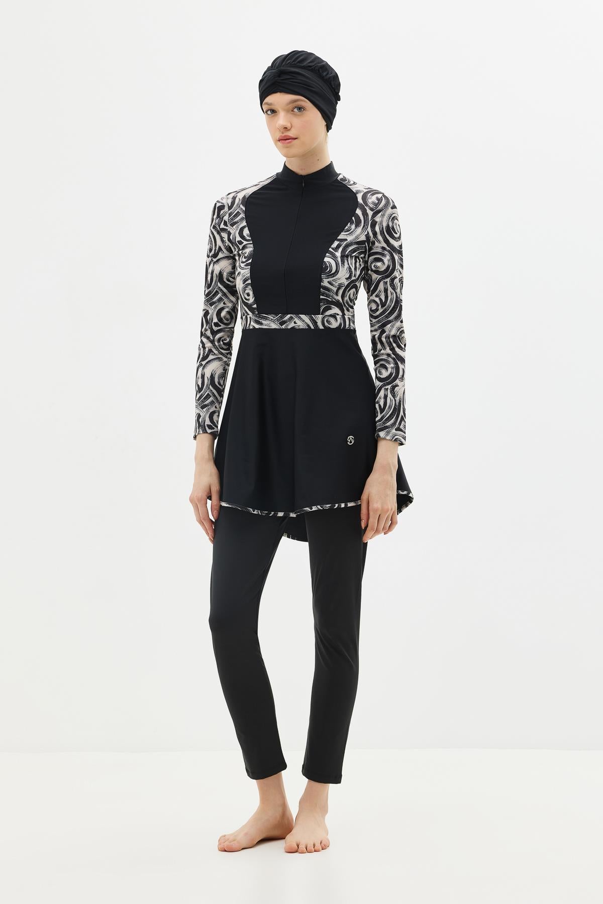 C&City Unisex Black Burkinis