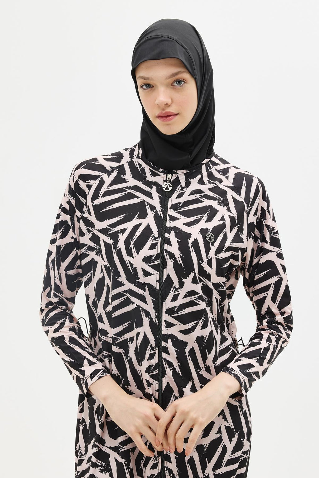 C&City Kids Black - Powder Pink Burkinis