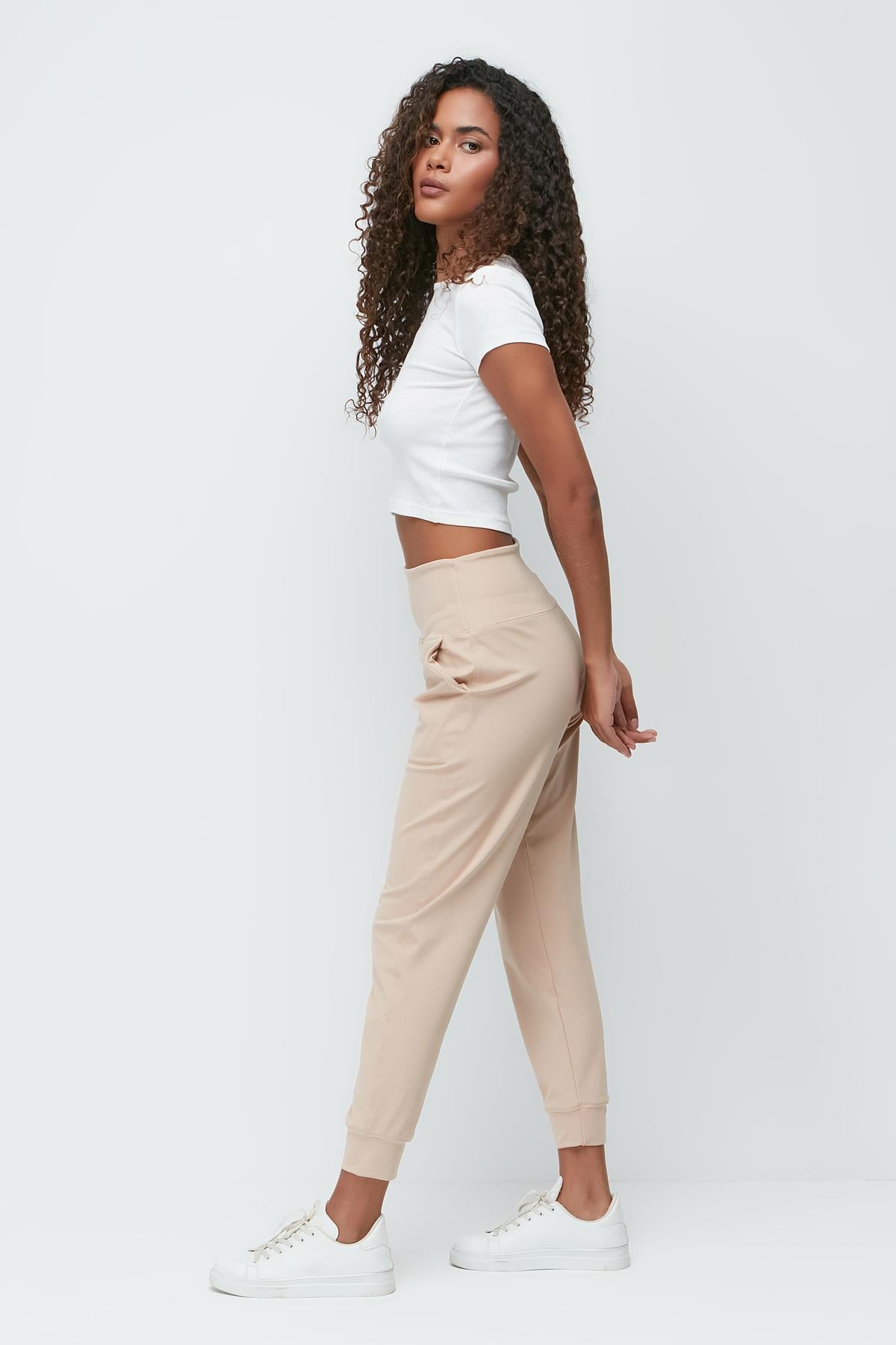 C&City Unisex Beige Tracksuit