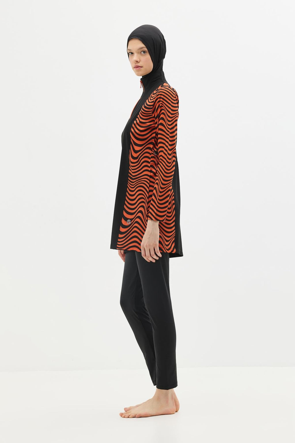 C&City Unisex Tile - Black Burkinis