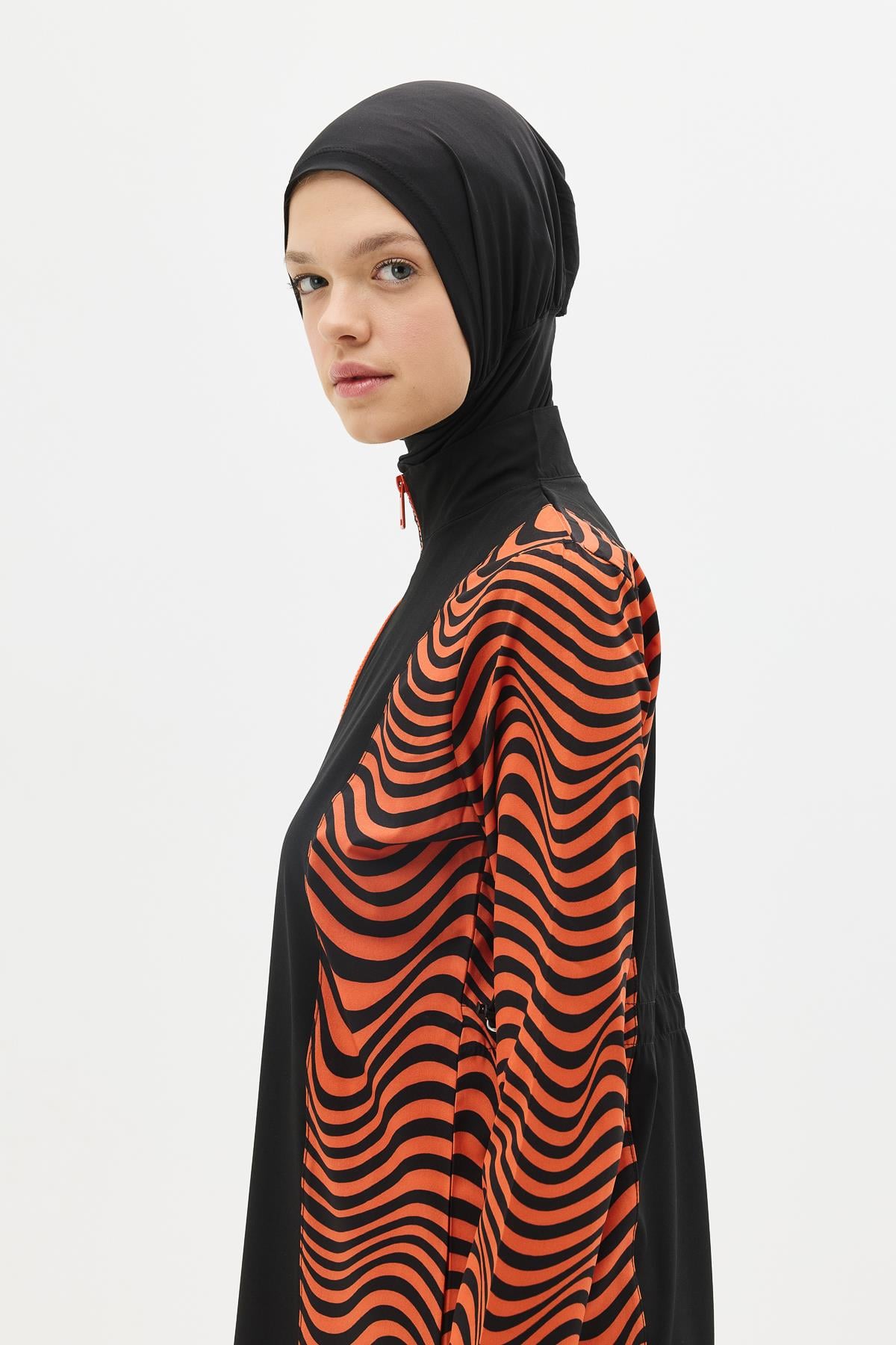 C&City Unisex Tile - Black Burkinis
