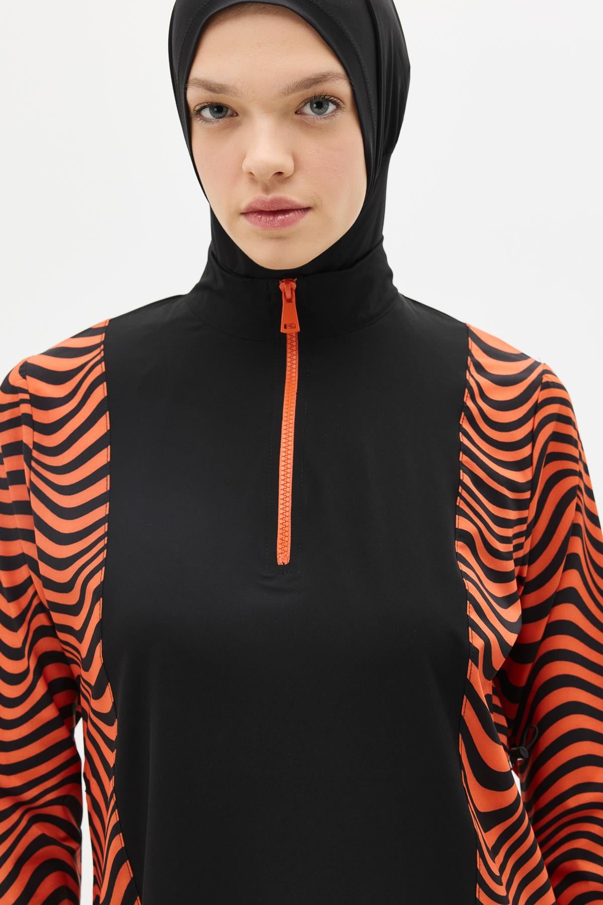 C&City Unisex Tile - Black Burkinis