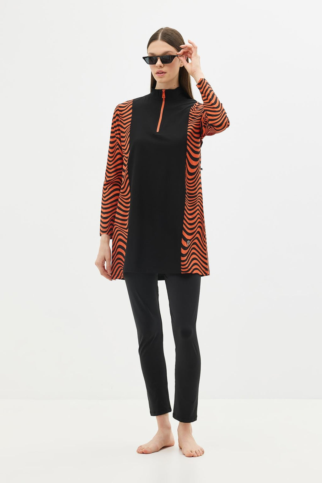 C&City Unisex Tile - Black Burkinis